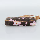 LOUIS VUITTON Monogram Cherry Blossom Pochette Pouch M92006 LV Auth 184386SAV-5