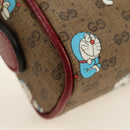 GUCCI Micro GG Supreme Doraemon Collaboration Bag PVC Beige 647784 Auth 184387M-11