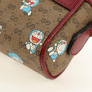 GUCCI Micro GG Supreme Doraemon Collaboration Bag PVC Beige 647784 Auth 184387M-12