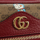 GUCCI Micro GG Supreme Doraemon Collaboration Bag PVC Beige 647784 Auth 184387M-15
