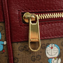 GUCCI Micro GG Supreme Doraemon Collaboration Bag PVC Beige 647784 Auth 184387M-16