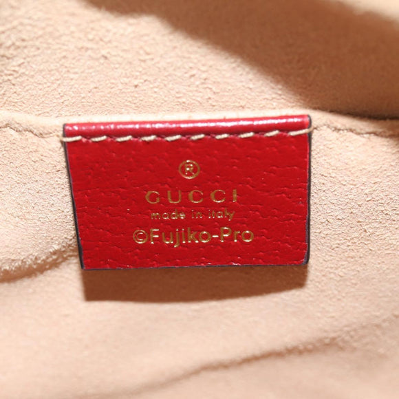 GUCCI Micro GG Supreme Doraemon Collaboration Bag PVC Beige 647784 Auth 184387M