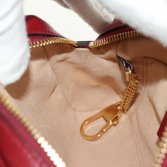 GUCCI Micro GG Supreme Doraemon Collaboration Bag PVC Beige 647784 Auth 184387M