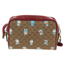 GUCCI Micro GG Supreme Doraemon Collaboration Bag PVC Beige 647784 Auth 184387M-3