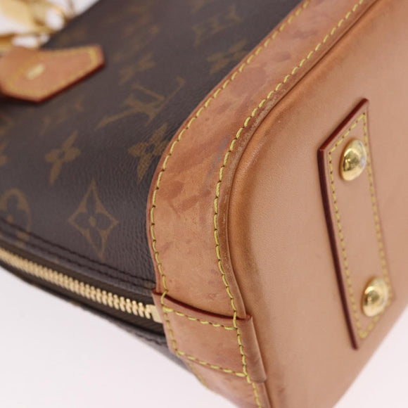 LOUIS VUITTON Monogram Alma BB Hand Bag 2way M53152 LV Auth 184390A