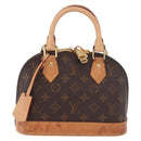 LOUIS VUITTON Monogram Alma BB Hand Bag 2way M53152 LV Auth 184390A-13