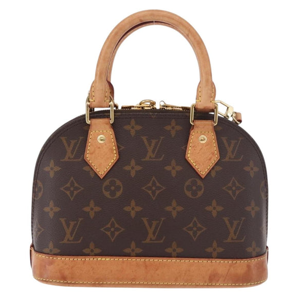 LOUIS VUITTON Monogram Alma BB Hand Bag 2way M53152 LV Auth 184390A