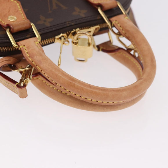 LOUIS VUITTON Monogram Alma BB Hand Bag 2way M53152 LV Auth 184390A