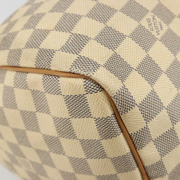 LOUIS VUITTON Damier Azur Speedy 30 Hand Bag N41533 LV Auth 184391A
