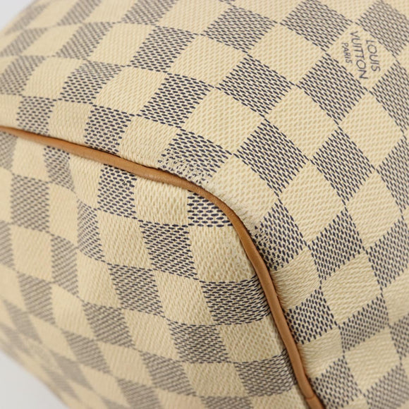 LOUIS VUITTON Damier Azur Speedy 30 Hand Bag N41533 LV Auth 184391A