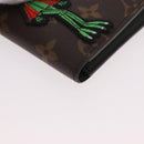 LOUIS VUITTON Animal Monogram Portefeuille Slender NM M80156 Auth 184392SM-7