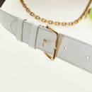 LOUIS VUITTON Monogram Papillon Trunk Shoulder Bag White M81485 LV Auth 184393SM-15