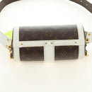 LOUIS VUITTON Monogram Papillon Trunk Shoulder Bag White M81485 LV Auth 184393SM-5