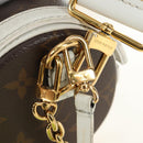 LOUIS VUITTON Monogram Papillon Trunk Shoulder Bag White M81485 LV Auth 184393SM-21