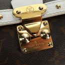 LOUIS VUITTON Monogram Papillon Trunk Shoulder Bag White M81485 LV Auth 184393SM-26