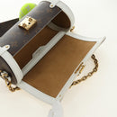 LOUIS VUITTON Monogram Papillon Trunk Shoulder Bag White M81485 LV Auth 184393SM-11