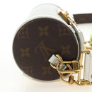 LOUIS VUITTON Monogram Papillon Trunk Shoulder Bag White M81485 LV Auth 184393SM-4