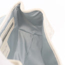Christian Dior Trotter Canvas Romantic Chain Bag PVC White Silver Auth 184394SAM-20
