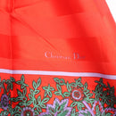 Christian Dior Folding Umbrella Polyester Made by Kanebo Red Gold Auth 184395M-12