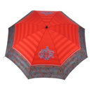 Christian Dior Folding Umbrella Polyester Made by Kanebo Red Gold Auth 184395M-2