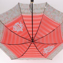 Christian Dior Folding Umbrella Polyester Made by Kanebo Red Gold Auth 184395M-8