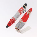 Christian Dior Folding Umbrella Polyester Made by Kanebo Red Gold Auth 184396M-12