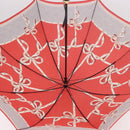 Christian Dior Folding Umbrella Polyester Made by Kanebo Red Gold Auth 184396M-8
