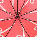 Christian Dior Folding Umbrella Polyester Made by Kanebo Red Gold Auth 184396M-9