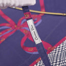 Christian Dior Folding Umbrella Polyester Made by Kanebo Navy Gold Auth 184397M-11