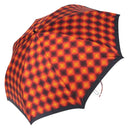 SAINT LAURENT Folding Umbrella Polyester Red Gold Auth 184398M-1