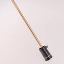 SAINT LAURENT Folding Umbrella Polyester Red Gold Auth 184398M-11