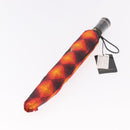 SAINT LAURENT Folding Umbrella Polyester Red Gold Auth 184398M-13