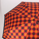 SAINT LAURENT Folding Umbrella Polyester Red Gold Auth 184398M-3