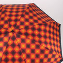 SAINT LAURENT Folding Umbrella Polyester Red Gold Auth 184398M-4