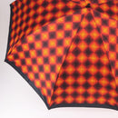 SAINT LAURENT Folding Umbrella Polyester Red Gold Auth 184398M-5