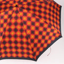SAINT LAURENT Folding Umbrella Polyester Red Gold Auth 184398M-6