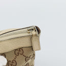 GUCCI GG Canvas Abbey Tote Bag Beige Gold 141470 Auth 184405-14