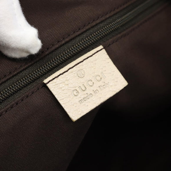 GUCCI GG Canvas Abbey Tote Bag Beige Gold 141470 Auth 184405