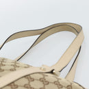 GUCCI GG Canvas Abbey Tote Bag Beige Gold 141470 Auth 184405-8