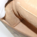 GUCCI GG Supreme Web Sherry Line Clutch Bag PVC Beige Gold 89 01 030 Auth 184406-18