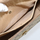 GUCCI GG Supreme Web Sherry Line Clutch Bag PVC Beige Gold 89 01 030 Auth 184406-11