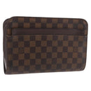 LOUIS VUITTON Damier Ebene Saint Louis Clutch Bag N51993 LV Auth 184411-1