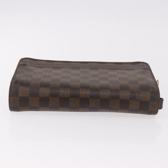 LOUIS VUITTON Damier Ebene Saint Louis Clutch Bag N51993 LV Auth 184411