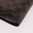LOUIS VUITTON Damier Ebene Saint Louis Clutch Bag N51993 LV Auth 184411-7