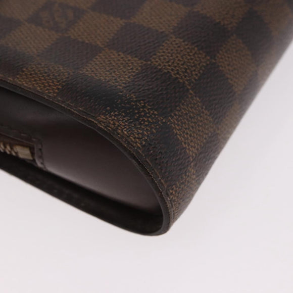 LOUIS VUITTON Damier Ebene Saint Louis Clutch Bag N51993 LV Auth 184411