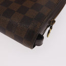 LOUIS VUITTON Damier Ebene Saint Louis Clutch Bag N51993 LV Auth 184411-14