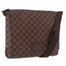 LOUIS VUITTON Damier Ebene Brooklyn MM Shoulder Bag N51211 LV Auth 184412-1