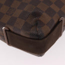 LOUIS VUITTON Damier Ebene Brooklyn MM Shoulder Bag N51211 LV Auth 184412-17
