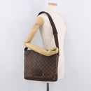 LOUIS VUITTON Damier Ebene Brooklyn MM Shoulder Bag N51211 LV Auth 184412-23