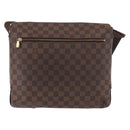 LOUIS VUITTON Damier Ebene Brooklyn MM Shoulder Bag N51211 LV Auth 184412-2